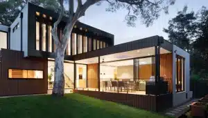 Leasehold Property in Phuket: Modern luxury villa with open living space.