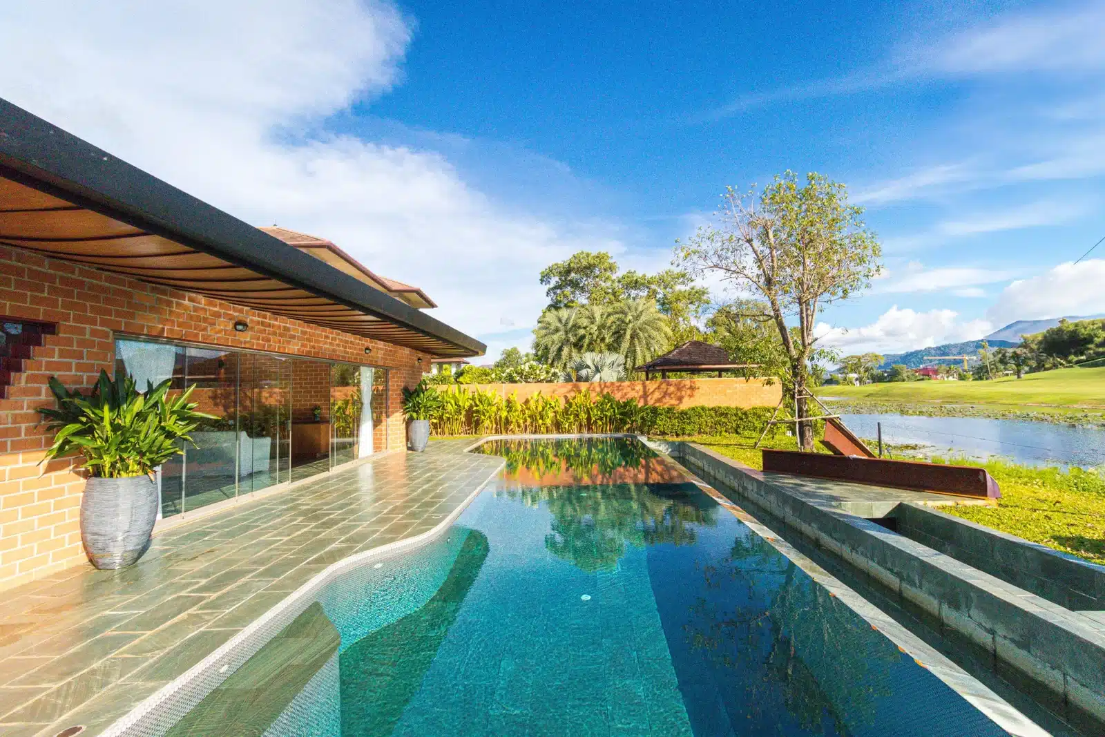 Luxury brick house with pool in Laguna Phuket